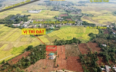 Bán 1 sào đất VIEW CÁNH ĐỒNG – Tp. Buôn Ma Thuột
